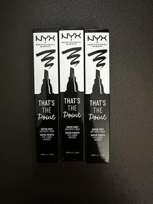 Delineador de olhos NYC That’s The Point Artistry preto conjunto de 3 - Imagem 1 de 4