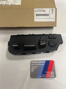 BMW 5 & 7 SERIES F10 F11 F01 F02 F07 SEAT ADJUST SWITCH NEW GENUINE 61319274889 - Picture 1 of 2