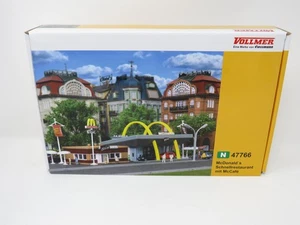 Vollmer N 47766 McDonald's Fast Food Restaurant McCafe Building Structure Kit - Picture 1 of 6