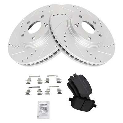 For Lexus RX300 1999-2001 TRQ BKA20857 Performance Semi-Metallic Front Brake Kit - Imagem 1 de 4