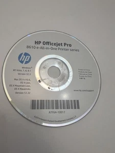 Hp Officejet Pro 8610 e-All-in-One Printer series Driver CD only for Win/MAC - Picture 1 of 1
