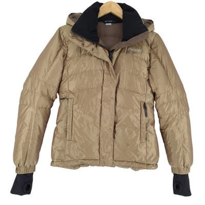 Bergans of Norway Down Jacket Women Gold Hooded Zl2 Size XS - Image 1 of 4