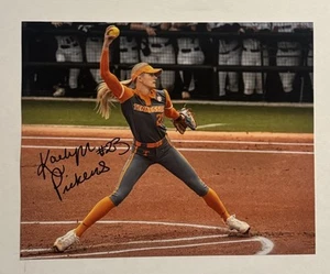 KARLYN PICKENS SIGNED 8x10 PHOTO TENNESSEE LADY VOLS SOFTBALL AUTOGRAPHED COA - Picture 1 of 1