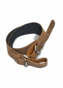 Greenburry Leder Vintage Braun Gewehrriemen Gewehrgurt verstellbar 110x4 7x2 5cm - Bild 1 von 3