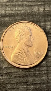 1969 S Lincoln Cent - Straight Out of OBW Roll - Great Looking !! - Picture 1 of 4