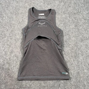 Evoshield Gray Sleeveless Padded Chest Guard Tank Top Shirt Youth Size Medium - Picture 1 of 5