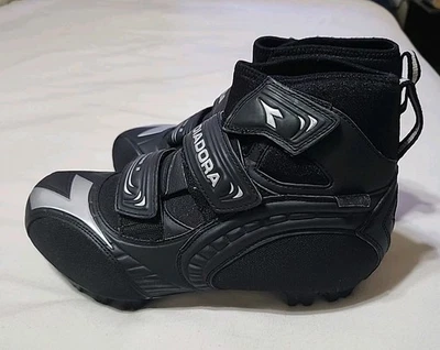 Diadora Polaris 2 冬季隔热雪山 CX 自行车自行车鞋男式 8 41 — 第 1/4 张图片