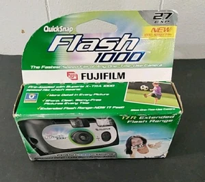 Flash Fujifilm 1000 cámara de un solo uso alcance 17 ft flash 5 m exp 2009/02 - Imagen 1 de 5