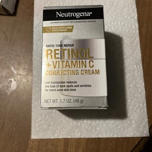 Neutrogena Rapid Tone Repair Retinol Dk Spots Vitamin C Correcting Cream 1.7 oz - Picture 1 of 3