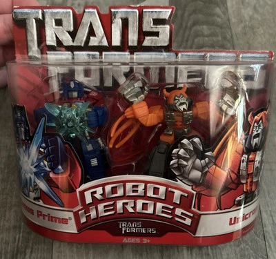 Transformers Robot Heroes 2 pack Optimus Prime & Unicron 2006 NIB - Image 1 of 4