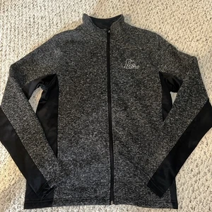 Ducks Unlimited Men's Full Zip Fleece Jacket Size Med Gray Embroidered Logo - Picture 1 of 5