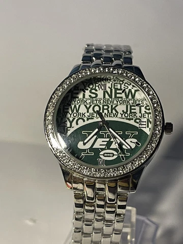 New York Jets NFL Women's Luxury Stainless-Steel Watch (RARE) NEW Cover