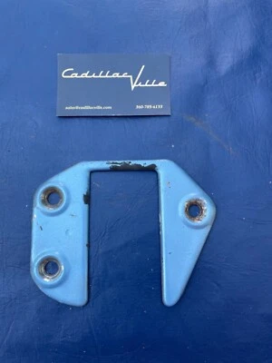 1959 1960 Cadillac PS RH Front Door Upper Hinge Cover Plate Cover Used Original - Image 1 of 4