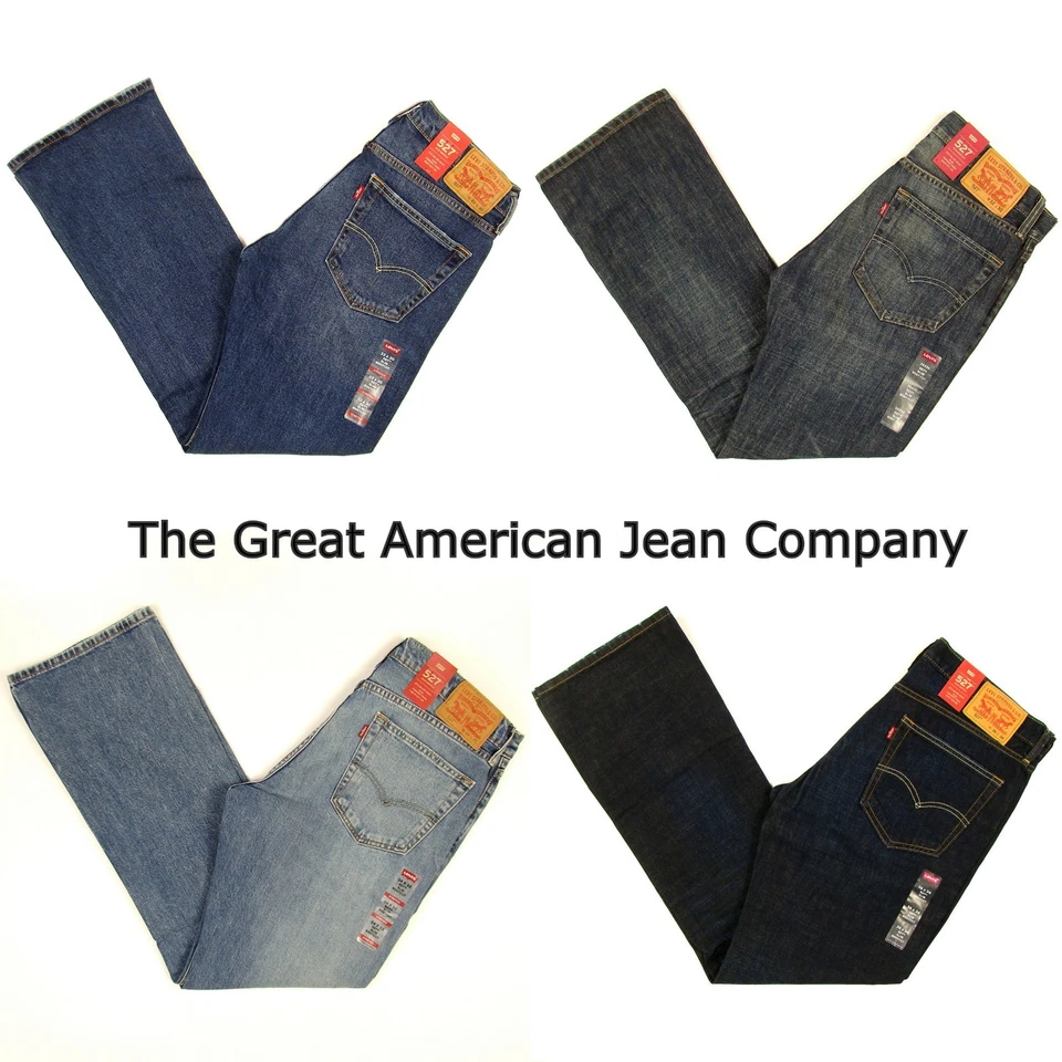 Levis 527 Mens Boot Cut Low Rise Jeans Sizes  29 30 31 32 33 34 36 38 40 42 - Image 1 of 1