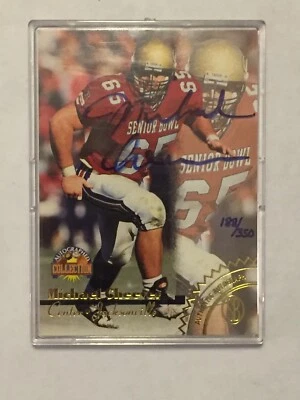 1996 Score Board Collection Gold 188/350 Michael Cheever Autograph, NM/M. - Image 1 of 2