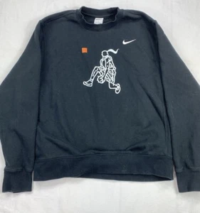 Nike Pullover Womens Large Sweatshirt Black CJ1614 Fleece Quality Basketball - Picture 1 of 5