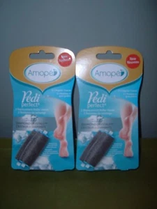 4 Amope Pedi-Perfect Regular grobe Ersatzrollenköpfe mit Diamantkristallen - Bild 1 von 1