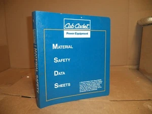 1994 Cub Cadet Power Equipment Material Safety Data Sheets 772-4213  - Picture 1 of 6
