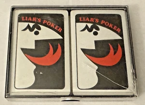 Liar's Poker Box Tag 200 Fifth Avenue Playing Cards - Picture 1 of 8