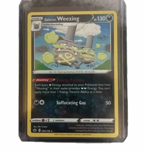 Galarian Weezing #96 Pokemon Chilling Reign - Picture 1 of 2