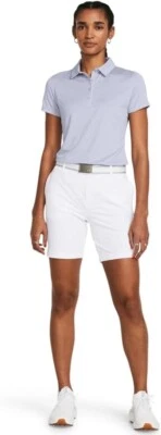 Pantalones Cortos Under Armour Blancos UA Links Para Mujer 10 Bermudas de Golf 9" Entrepierna NUEVO Foto 1 de 4