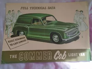 Commer Cob Light Van brochure Feb 1956 ref 624 - Picture 1 of 1