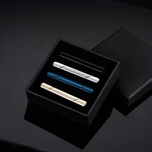 4pcs Multicolor Tie Clip for Men Classic Mens Tie Bar for Father Regular Ties - Picture 1 of 9