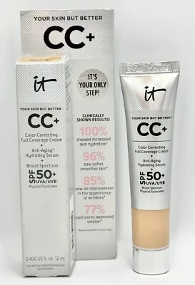 IT Cosmetics CC+ Color Correcting SPF 50+ 0.40 oz - Medium - READ - Image 1 of 3