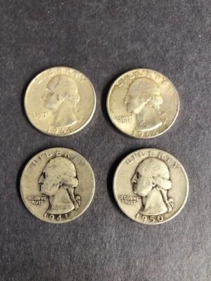 Junk Silver $1 One Dollar Face Value 90% Silver QUARTERS - Image 1 of 2