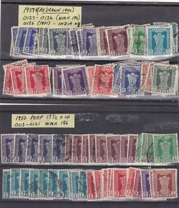 Briefmarken Indien Britisch - 1950 & 1957 113-121 & 127-136 - Post Weltweit 2,00 - Bild 1 von 1