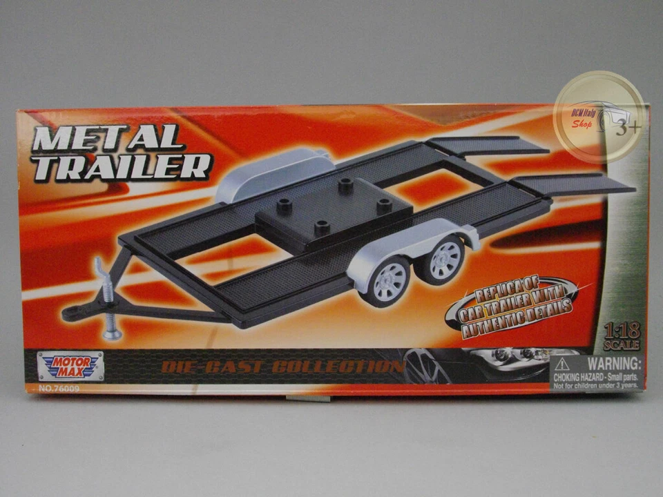 Car Trailer - Motormax 1:18 - MX76009TR - Immagine 1 di 1