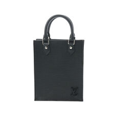 Louis Vuitton Epi Petite Sac Plat 2Way Noir M69441 Leather Women'S