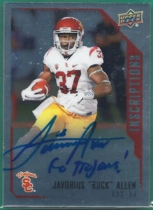 2015 UD INSCRIPTIONS JAVORIUS BUCK ALLEN ROOKIE AUTO RAVENS-USC - Picture 1 of 1