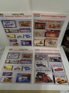 Vintage 1990's Revell Monogram Selected Subject Program Adverts (4pc) - Picture 1 of 9