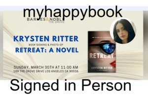 SIGNED Retreat : A Novel by Krysten Ritter, autographed, new, Breaking Bad - Picture 1 of 1