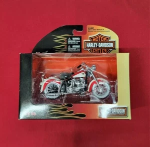 Maisto Harley Davidson 1958 FLH Duo Glide Red Motorcycle Diecast 1:18 Series 21 - Picture 1 of 3