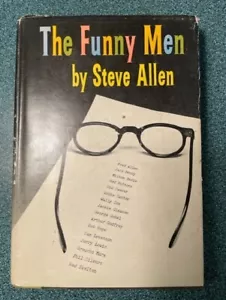 THE FUNNY MEN STEVE ALLEN Autographed SIGNED First Edition & Printing Book 1st - Picture 1 of 6