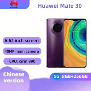 Huawei Mate 30 5G 6.62" 8/256GB 40+8+16MP Kirin990 4200mAh Unlocked Smartphone - Picture 1 of 19