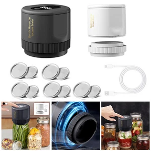 Electric Mason Jar Vacuum Sealer for Wide Mouth and Regular Mouth Mason Jar - Picture 1 of 11