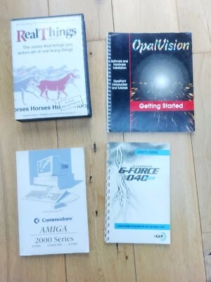 Real Things: Horses for Amiga & Amiga 2000 Manuals Bundle (great condition!!!) - Image 1 of 4
