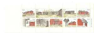 Finland: mint booklet, Wood Buildings, 1979, Mi#850-7, MNH - Picture 1 of 2