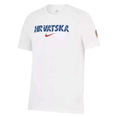 CROATIA Nike Football Soccer White T-Shirt 2024 EURO S M L XL XXL HRVATSKA - Image 1 of 4