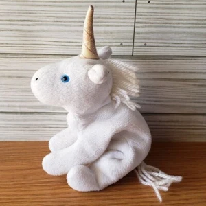 Juguete de peluche de peluche coleccionable unicornio místico original TY Beanie Baby M4 - Imagen 1 de 23