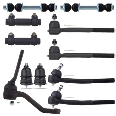 11pc Front Lower Ball Joints Tie Rods Idler Arm For 1978-1996 Cadillac Fleetwood - Изображение 1 из 4
