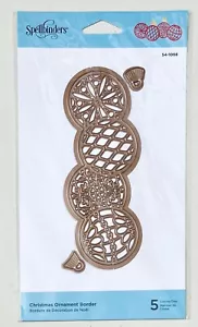 Spellbinders Christmas Ornament Border Thin Metal Etched Die Set ~ NEW - Picture 1 of 4
