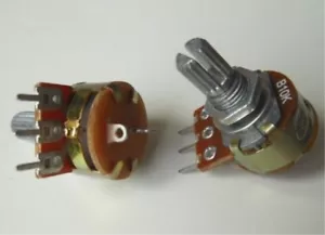 Nuevo 20 piezas WH148 B10K Eje 15mm ON/OFF Interruptor Potenciómetro Lineal Olla 10K - Imagen 1 de 4