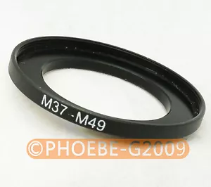37mm-49mm 37-49 mm 37 to 49 Step Up Filter Ring Adapter - Picture 1 of 1
