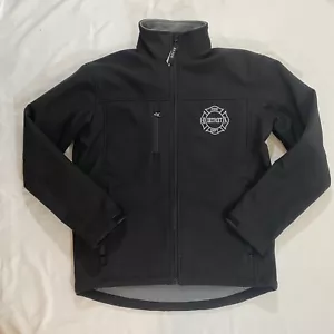 Detroit Michigan Fire Department schwarze Jacke mit durchgehendem Reißverschluss Damen Größe Small S - Bild 1 von 10