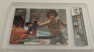 HGA 9.5 GEM MINT! 2018 SEAN O'MALLEY TOPPS UFC CHROME REFRACTOR ROOKIE CARD #84