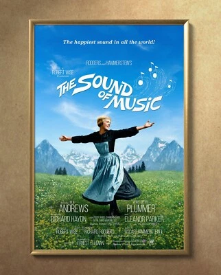 The Sound of Music Julie Andrews 1965 Movie Poster 24"x36" Glossy Unframed 6532